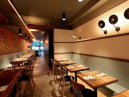 Trendy New American venue offering a dinner-only fixed-price menu in bare-bones but chic surrounds.